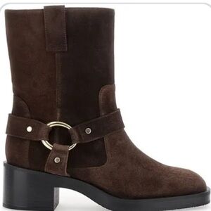 Stuart Weitzman Chocolate Heeled Boots